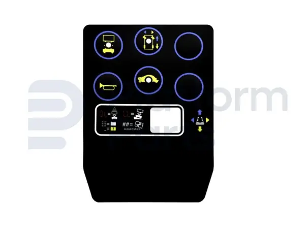 Decal, platform control box