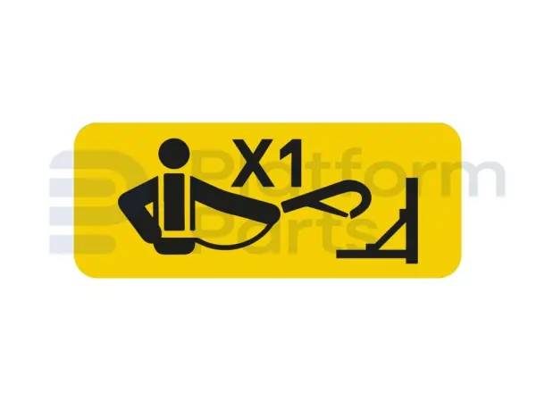 Decal lanyard, anchorage point