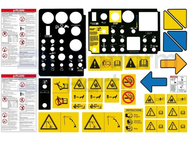 Decal kit, safety Z34-22RT
