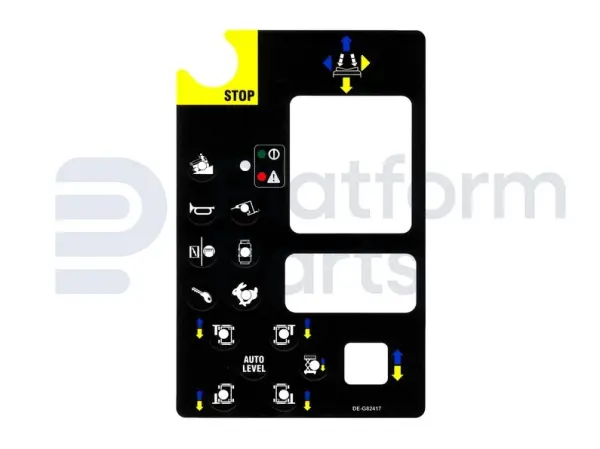 Decal, control, control box