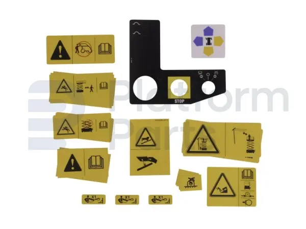 Pegatina kit, danger, general safety