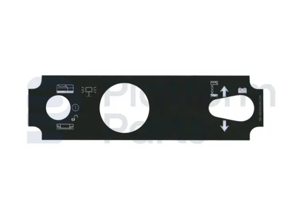 Decal, lower control