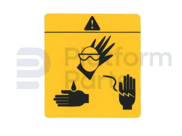 Decal, protective clothing