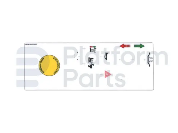 Decal, control, control box