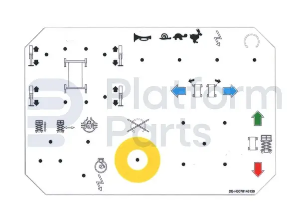 Decal, control, control box