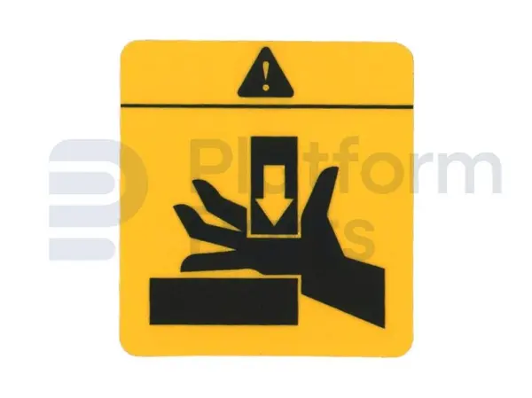Decal, hand crushing
