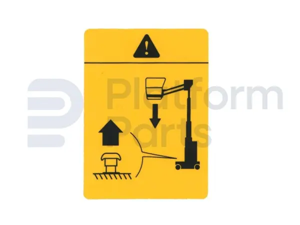 Decal, emergency down