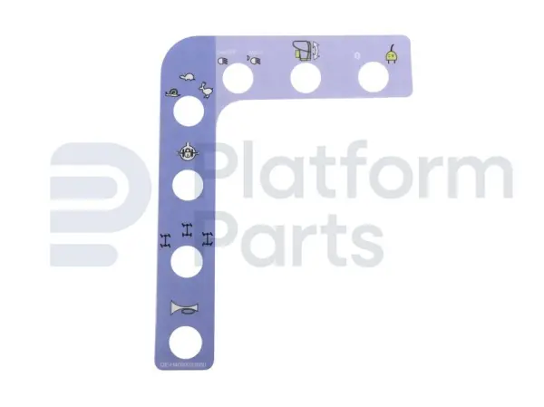 Decal, control, control box