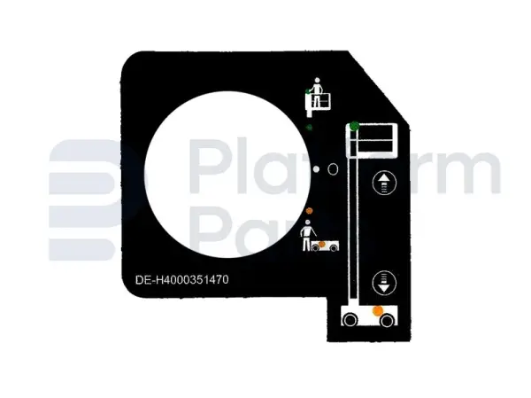 Decal, lower control