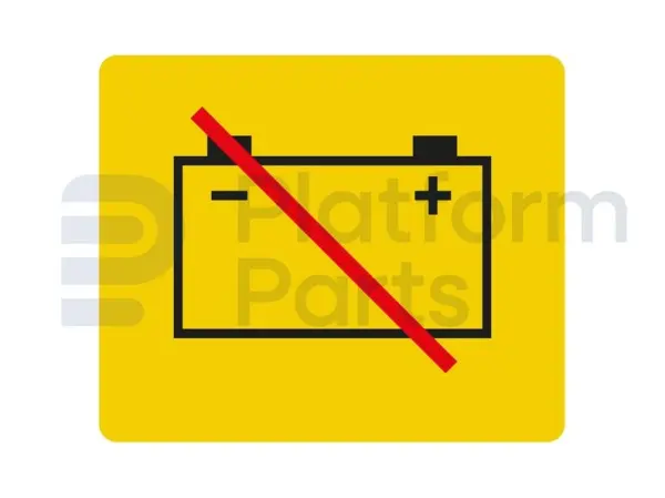 Decal, battery disconnect