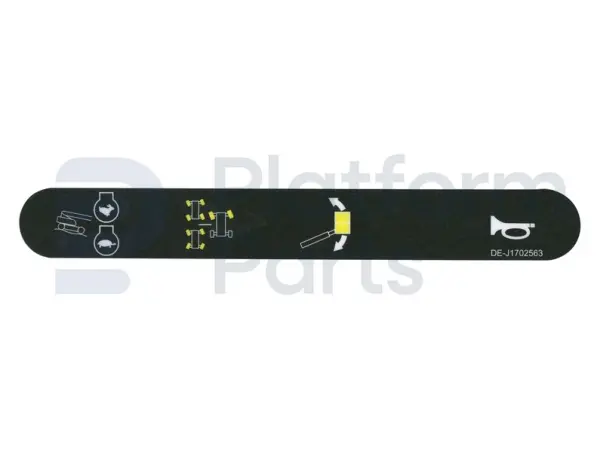 Decal, horn, control box