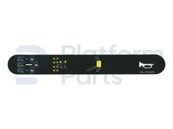 Decal, horn, control box