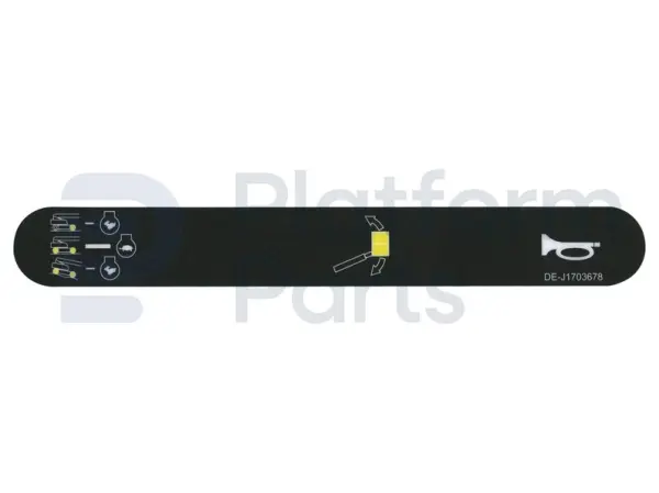 Decal, horn, control box