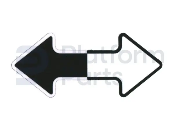 Decal, arrow