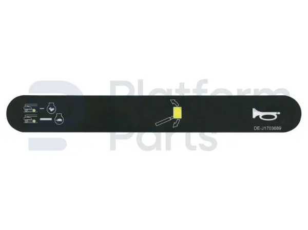 Decal, horn, control box