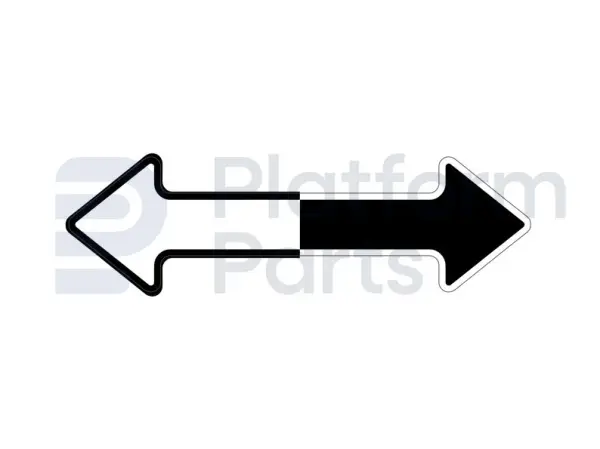 Decal, arrow