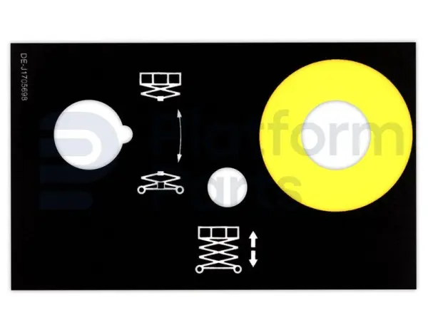Decal, lower control