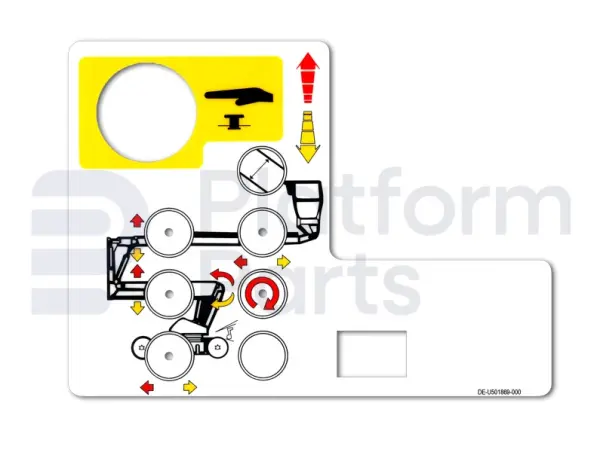 Decal, lower control