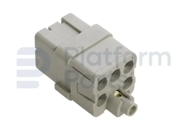 Connector plug, 5 pin, female