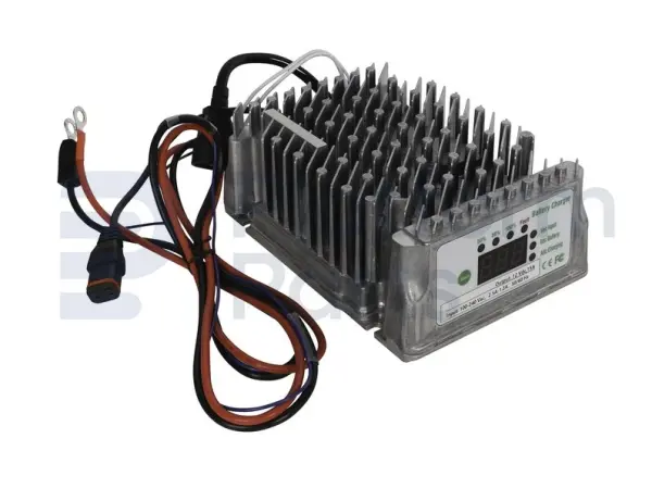 Battery charger, 12VDC, 100-240VAC, 50/60HZ, 15A