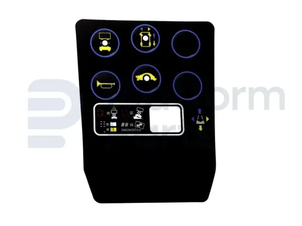 Decal, platform control box