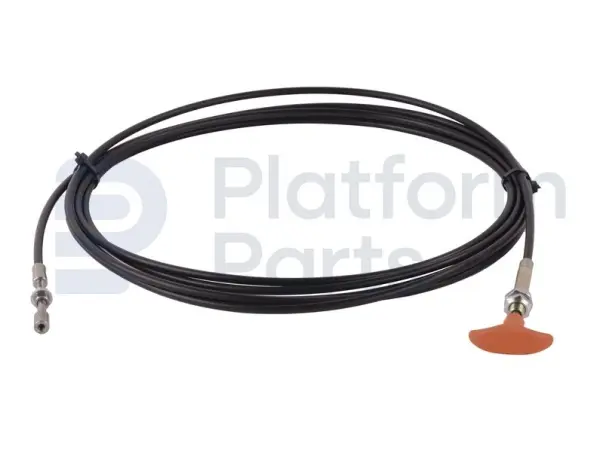 Emergency lowering cable
