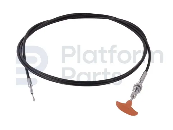Emergency lowering cable
