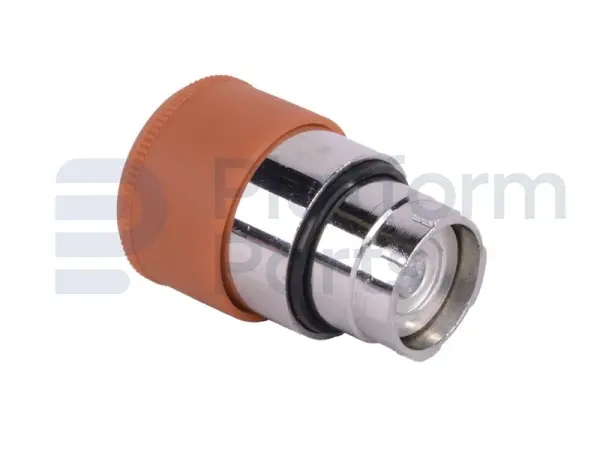 Emergency stop metal with turn