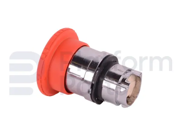 Emergency stop metal with turn