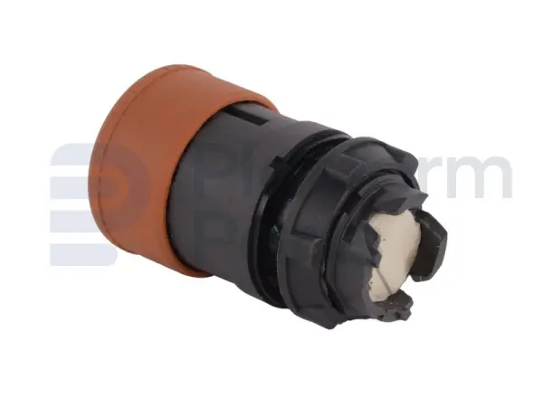 Emergency stop plastic with turn