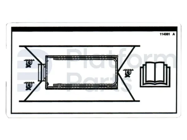 Decal, transport tiedown