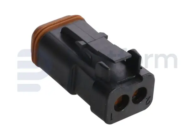 Conn Plug 2 Way Endcap Dt