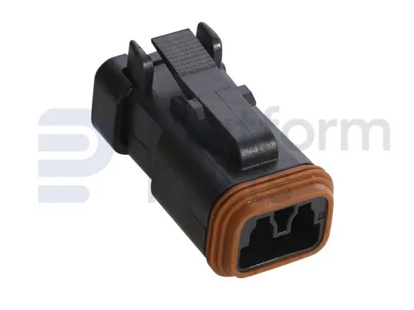 Conn Plug 2 Way Endcap Dt