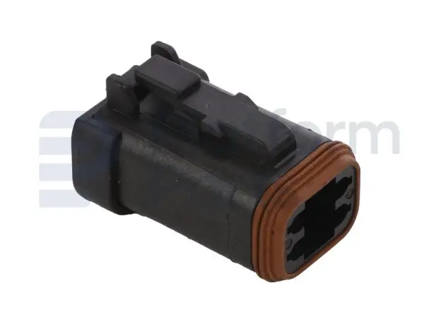 Connector plug, DT-series, 4 pin, male