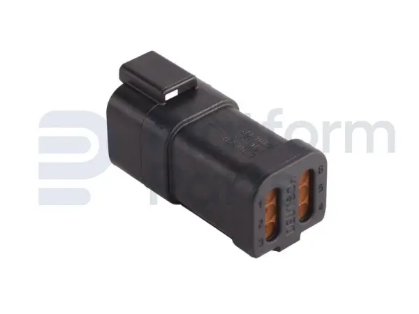 Connector plug, DT-series, 6 pin, female