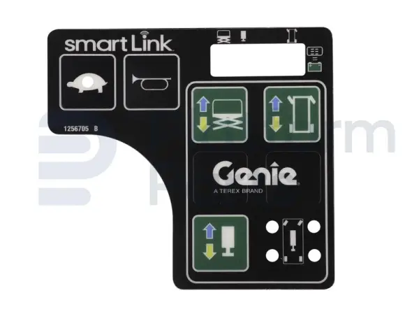 Decal, control, control box