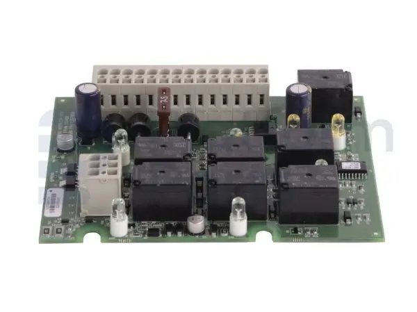Electronic card, ground control