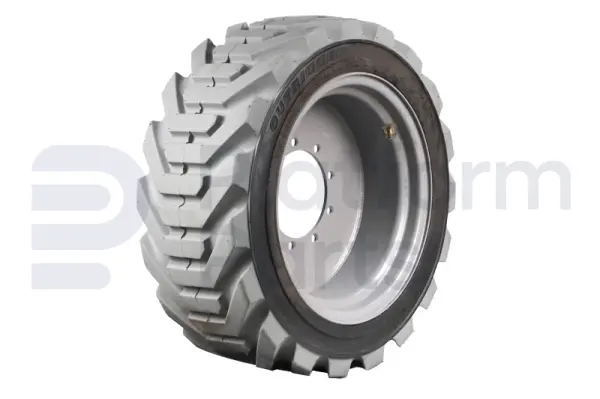 Non-marking tire + rim, foamed, LH