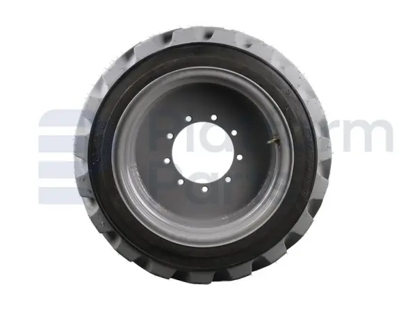 Non-marking tire + rim, foamed, RH