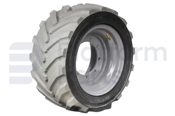 Non-marking tire + rim, foamed, LH