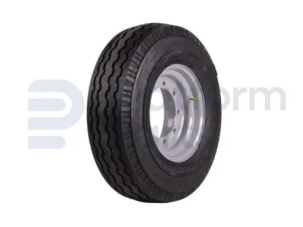 Tire (black) + rim, foamed / steer, front