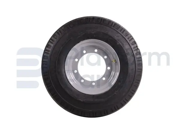 Tire (black) + rim, foamed / steer, front