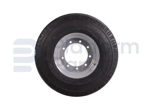 Tire (black) + rim, foamed / non-steer, rear