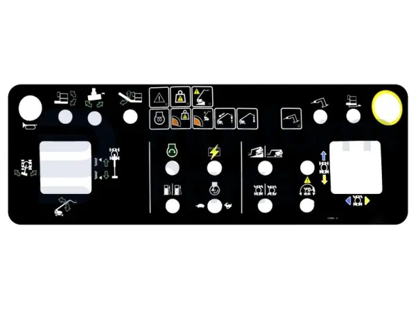 Decal, control, control box