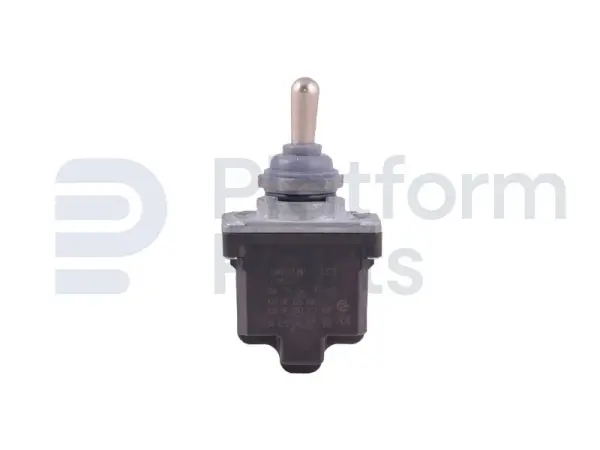 Toggle switch, (ON)-OFF-(ON), DPDT