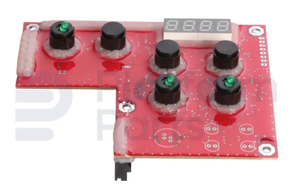 Electronic card, control box