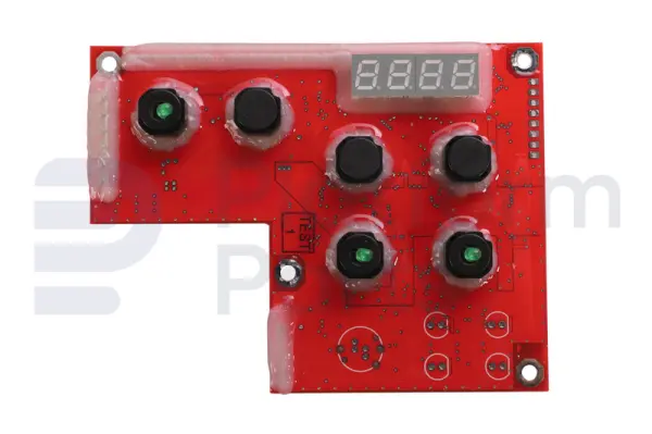 Electronic card, control box