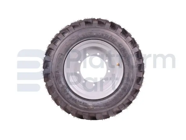 All terrain tire + rim, foamed, LH