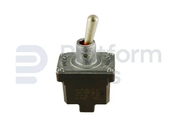 Toggle switch, (ON)-ON, DPDT