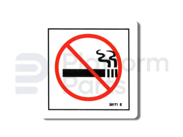 Sticker, niet roken